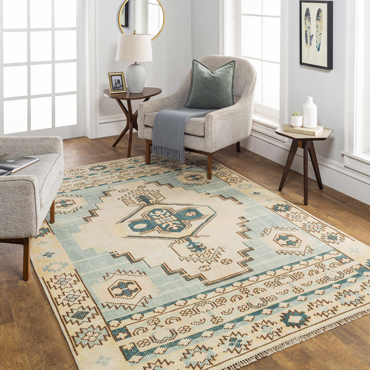 McColl Hand Knotted Wool Blend Rug - Clearance