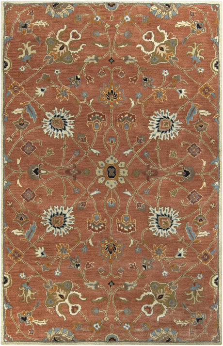 Logville Hand Tufted Rust 1119 Wool Rug