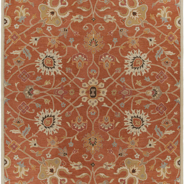 Logville Hand Tufted Rust 1119 Wool Rug
