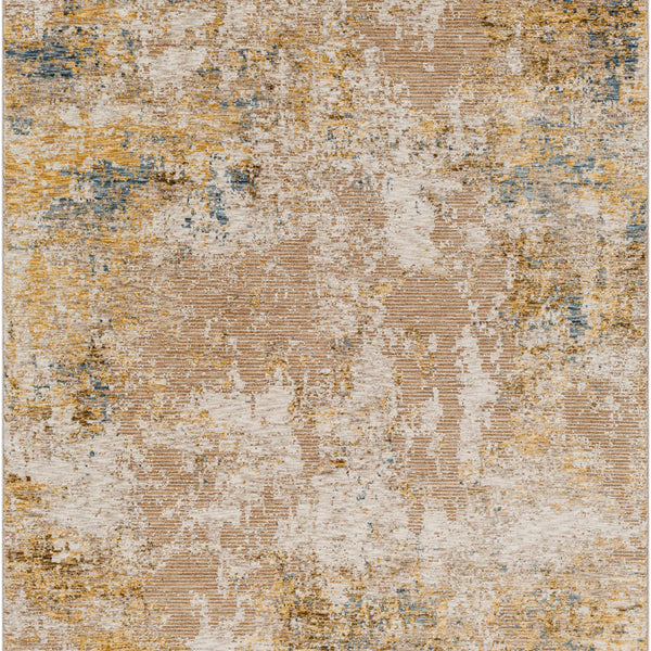 Meads Abstract Mustard Luxe Rug