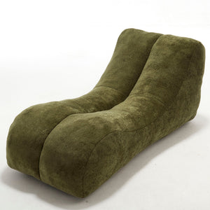 MEIGAOSOFA Bean Bag Sofa Chair with High Quality Sponge Filling in Green