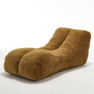 MEIGAOSOFA Bean Bag Sofa Chair with High Quality Sponge Filling in Light Brown