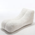MEIGAOSOFA Bean Bag Sofa Chair with High Quality Sponge Filling in White