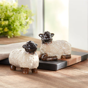 Melrose International Mini sheep figurine (set of 6) - view 3