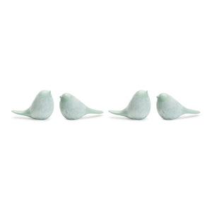 Melrose International Modern etched bird figurine (set of 4)