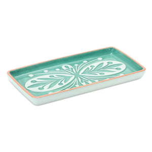 Melrose International Ornamental Ceramic Tray (Set of 6) - view 3