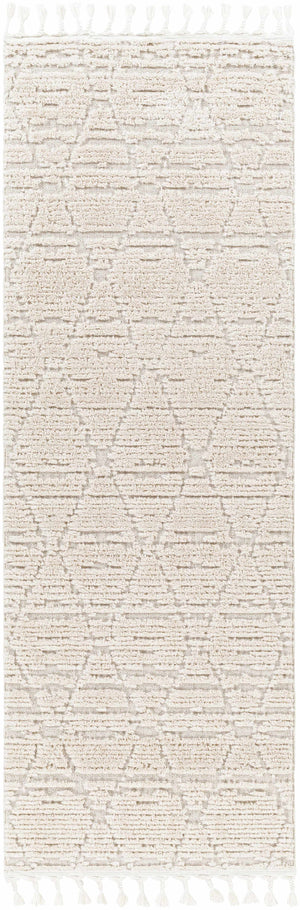 Mengen High/Low Pile Rug with Tassels