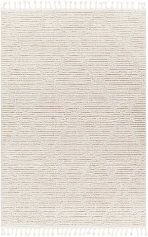 Mengen High/Low Pile Rug with Tassels