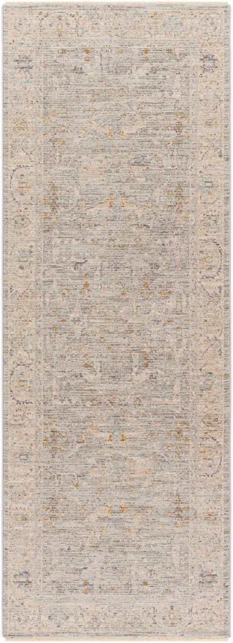 Merv Beige Neutral Statement Rug