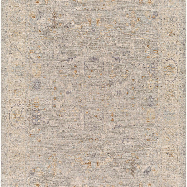 Merv Beige Neutral Statement Rug
