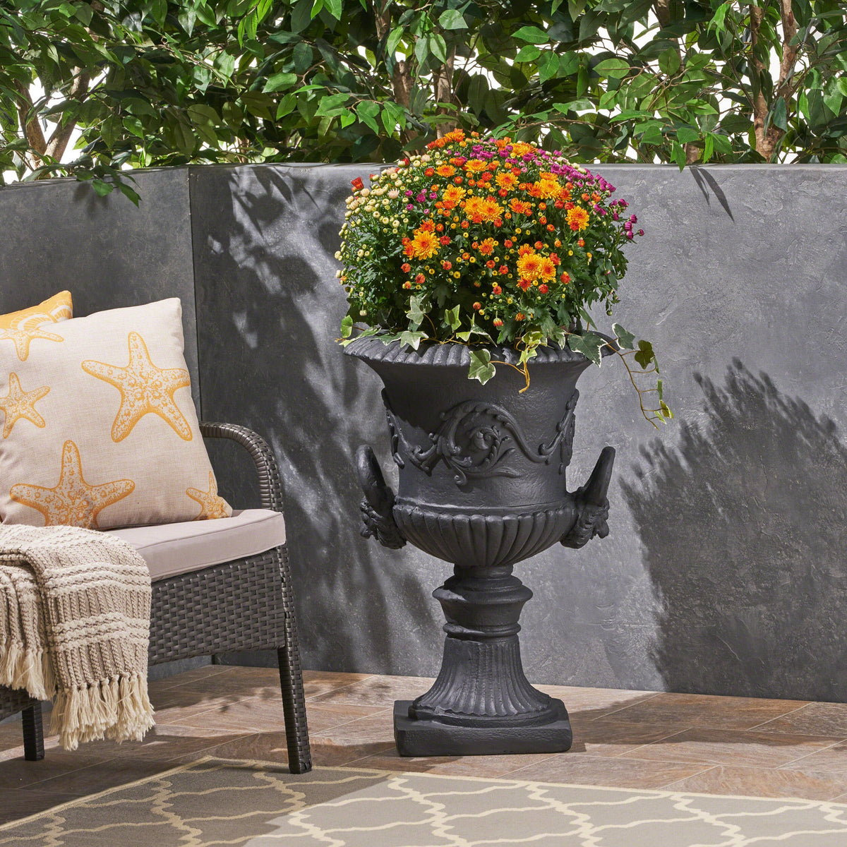 MGO Garden Urn Planter - view 2