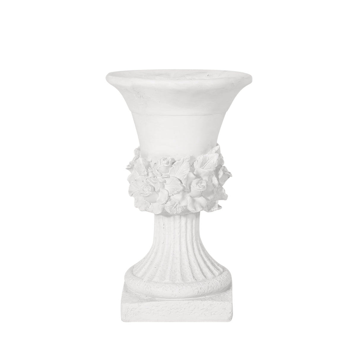 MGO Garden Urn Planter with Handmade Lightweight Concrete