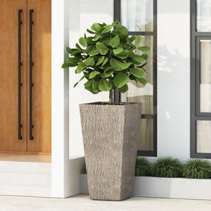 MGO Planter with Natural Stone Finish - view 2