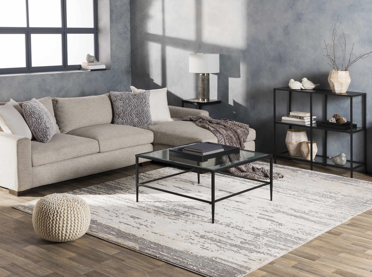 Mikana Beige Tibetan Rug
