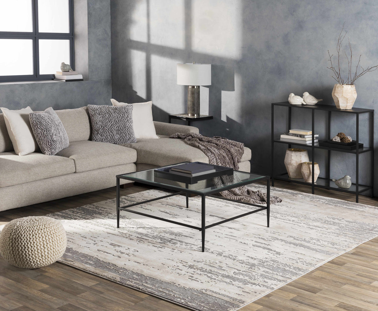 Mikana Beige Tibetan Rug