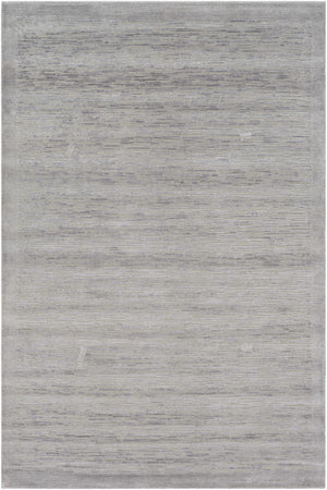Mardi Silver Premium Wool&Silk Area Rug - Clearance