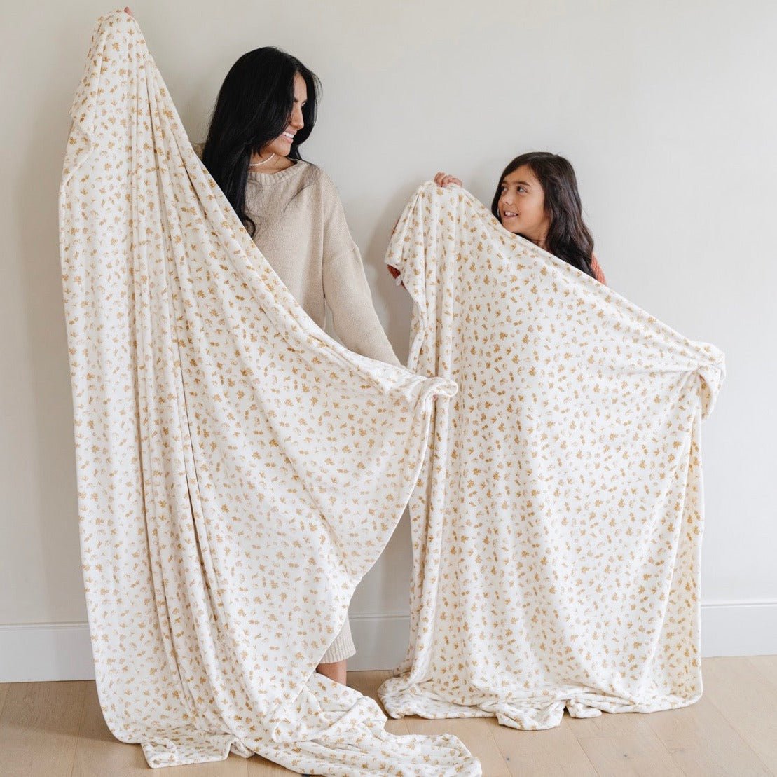 Minky Stretch Throw Blankets