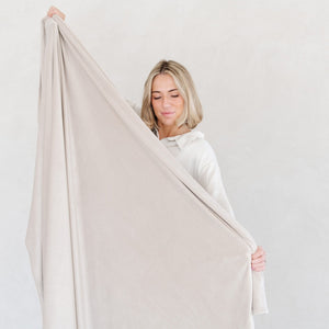 Minky Stretch Throw Blankets