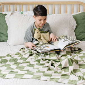Minky Stretch Throw Blankets