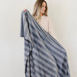 Saranoni MINKY STRETCH XL THROW BLANKETS in Stripe