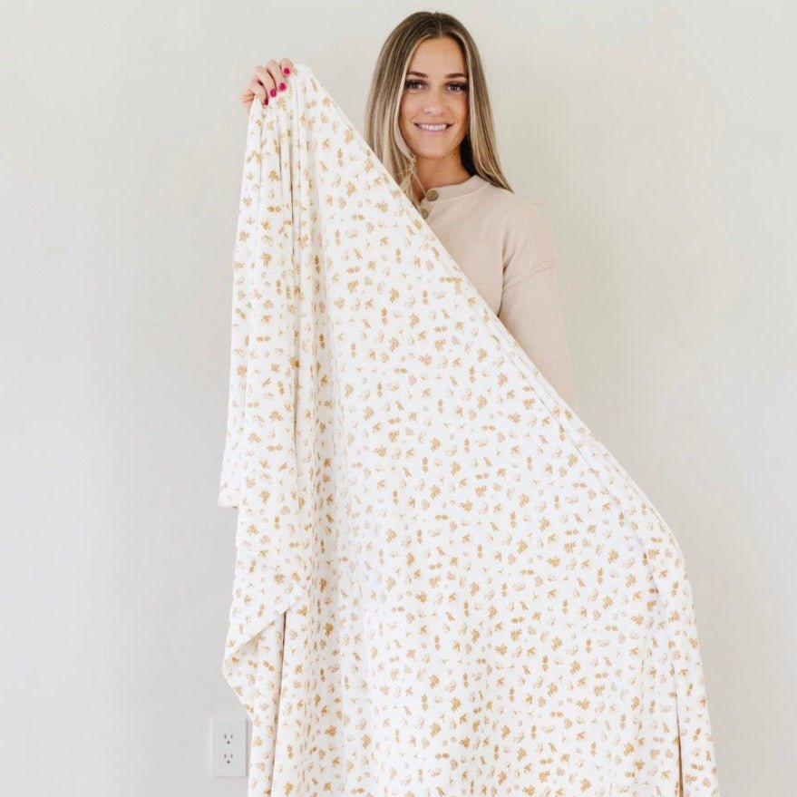 Saranoni MINKY STRETCH XL THROW BLANKETS in Florals