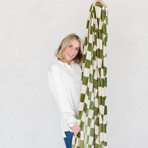 Minky Stretch XL Throw Blankets