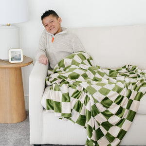 Minky Stretch XL Throw Blankets