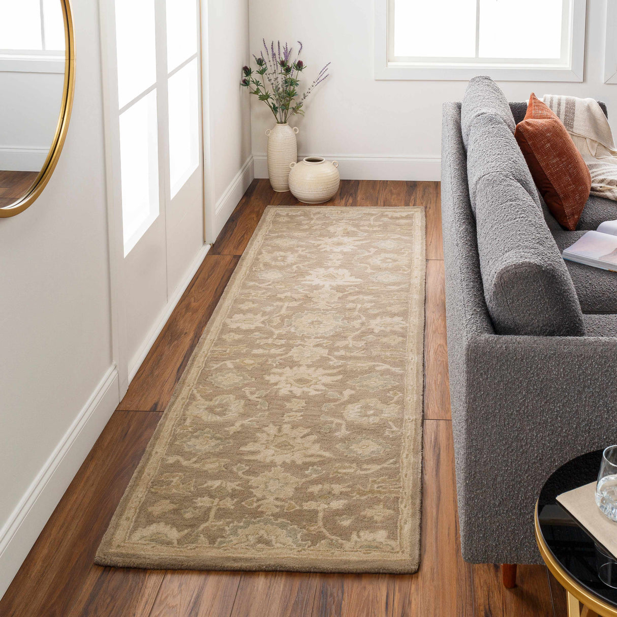 Hazen Hand Tufted Beige 1149 Area Rug