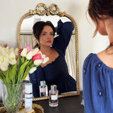 Antique Gold Bow Mirror, Choose Your Size