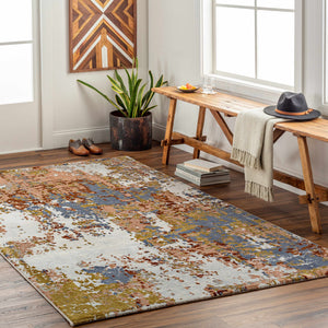 Maralal Pink & Blue Area Rug - Clearance