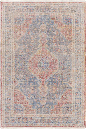 Akio Red & Blue Area Rug - Clearance