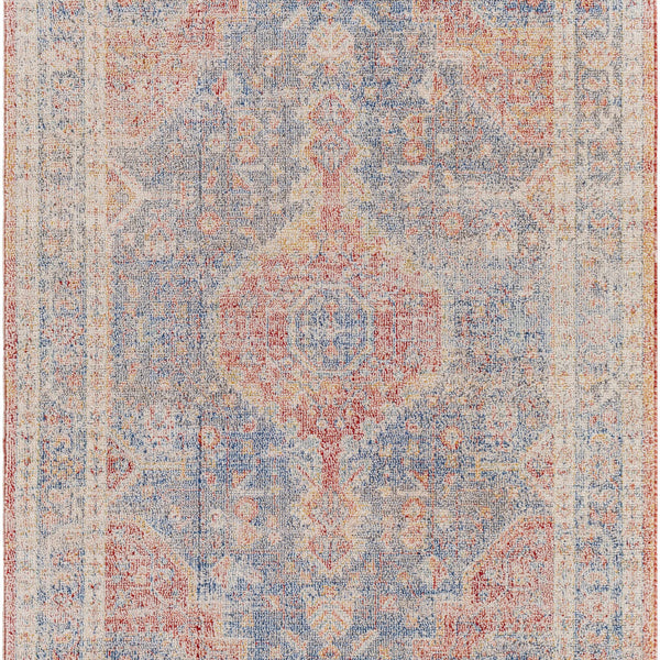 Akio Red & Blue Area Rug - Clearance