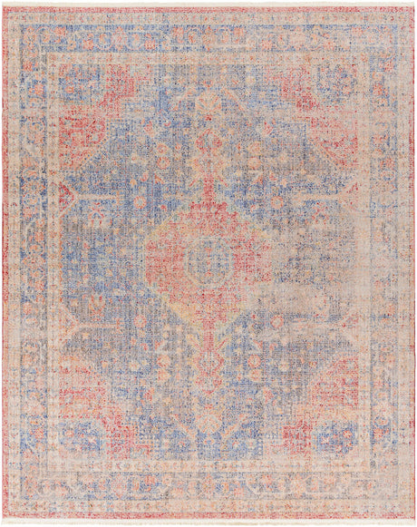 Akio Red & Blue Area Rug - Clearance