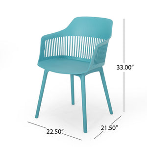 Modern Polypropylene Outdoor Chair Set - view 2