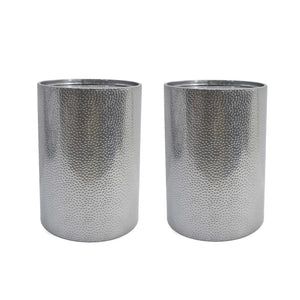 Modern Round Accent Table With Hammered Surface - Best Buy Furniture