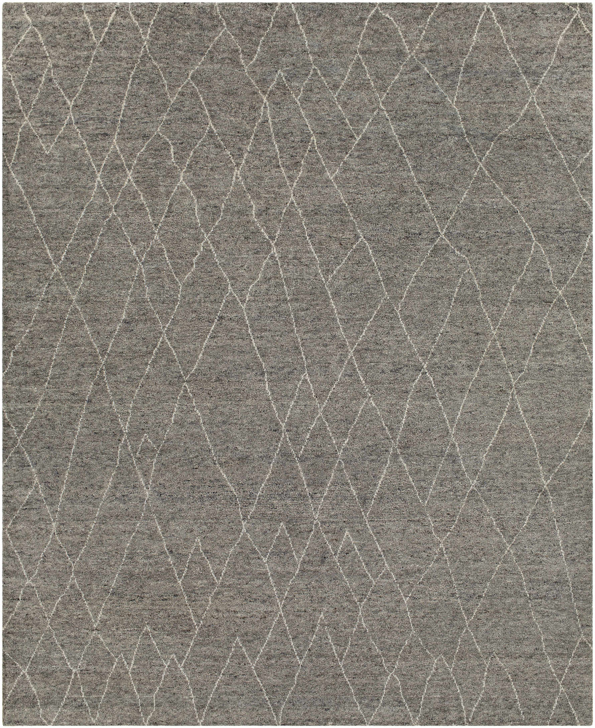 Molugan Gray Premium Wool Rug - Clearance