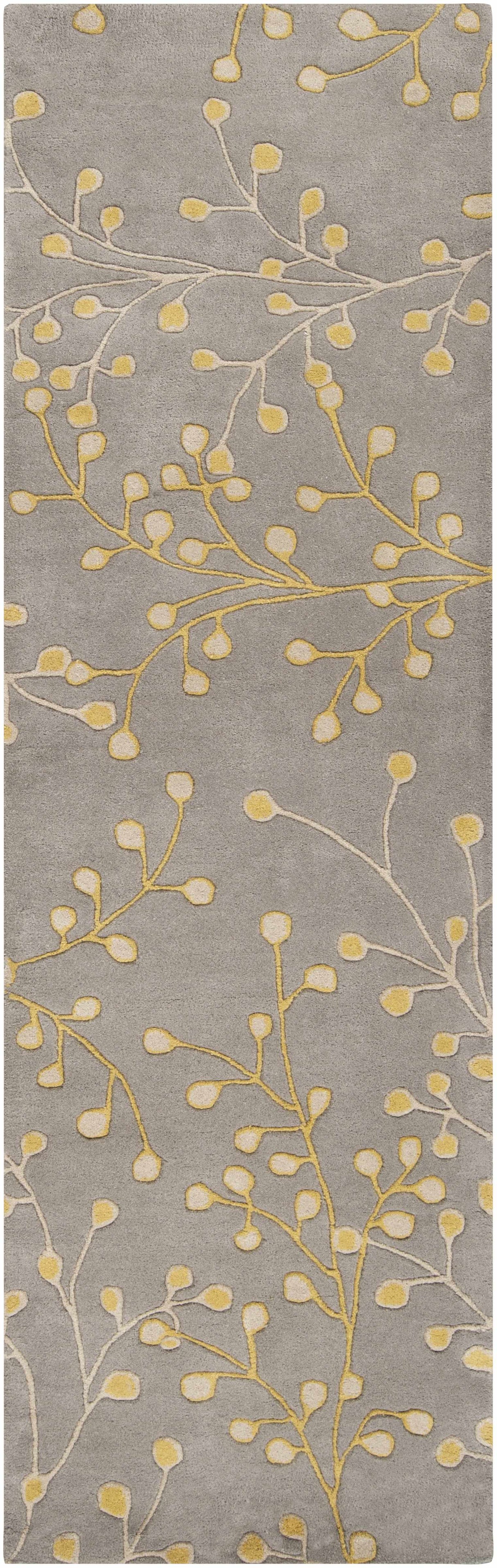 Elsu Mustard Wool Area Rug