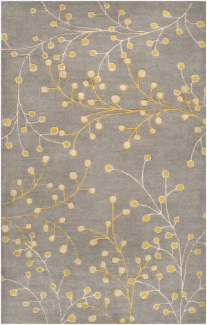 Elsu Mustard Wool Area Rug