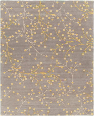Elsu Mustard Wool Area Rug