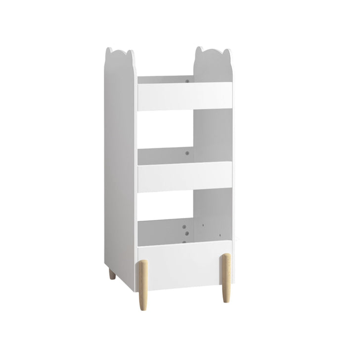 MOONRIVER Bear Shaped Bookshelf with Chalkboard Side