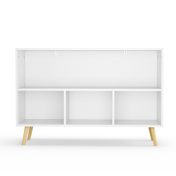 MOONRIVER Bookcase With Collapsible Drawers