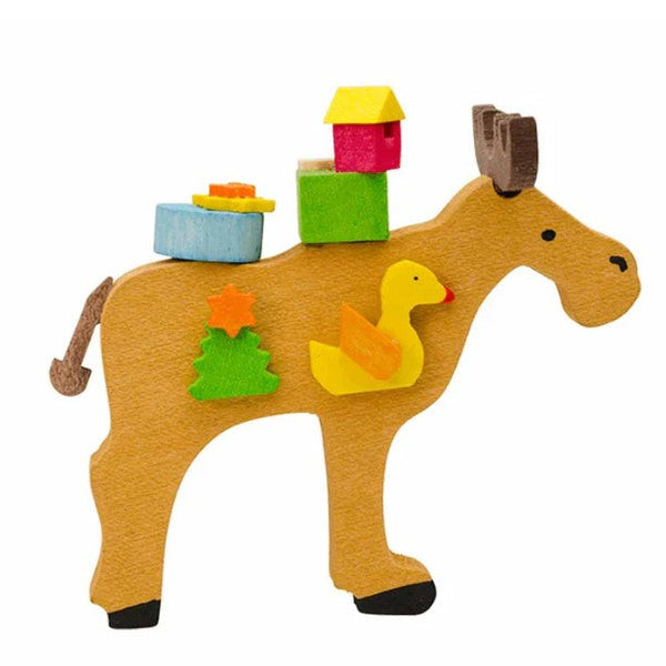 Christmas Tree Memories - Moose with Toys - Christmas tree decoration