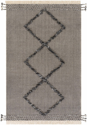 Mossman Brown Diamond High-Low Rug - Clearance