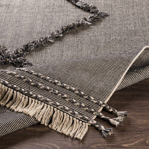 Mossman Brown Diamond High-Low Rug - Clearance