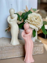Mother's Hug Candle - Handcrafted Soy Wax Sculpture for a Cozy Home Ambiance