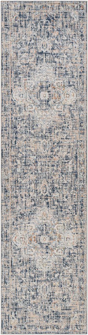 Buguey Blue & Gray Area Rug - Clearance