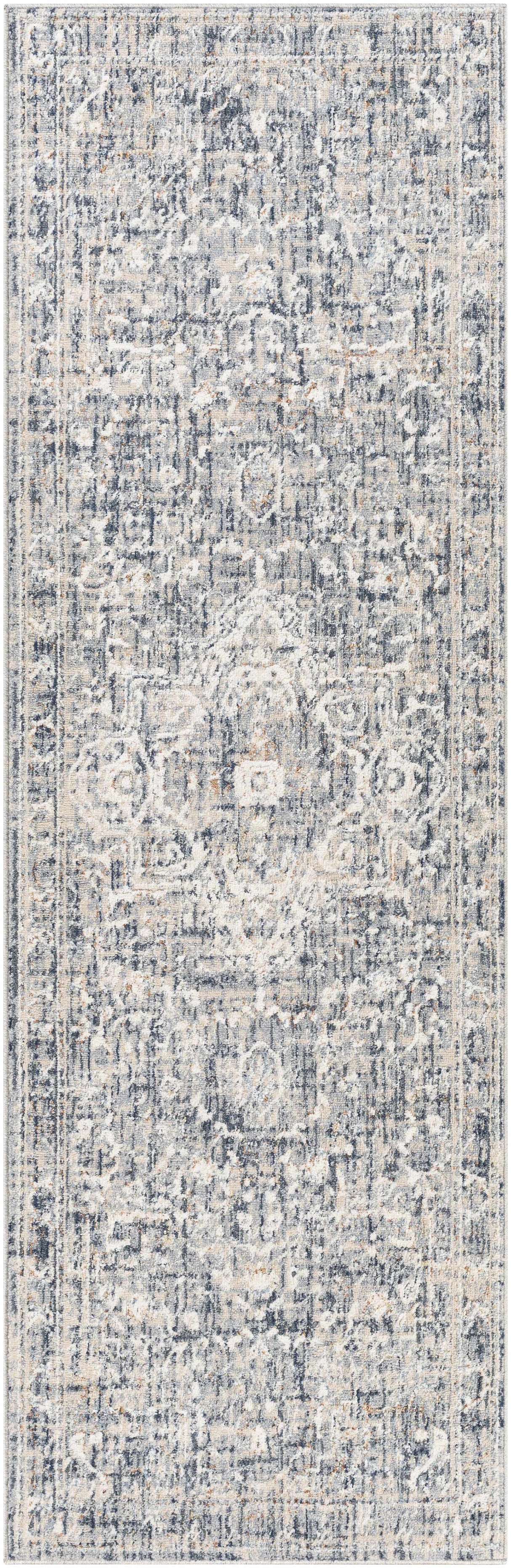 Buguey Blue & Gray Area Rug - Clearance