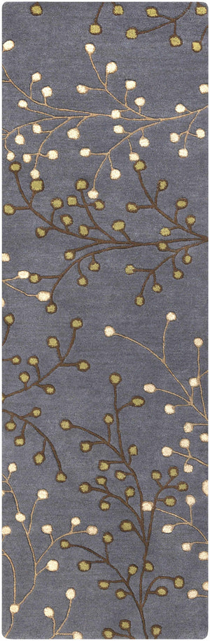 Elsu Brown Beige Wool Rug