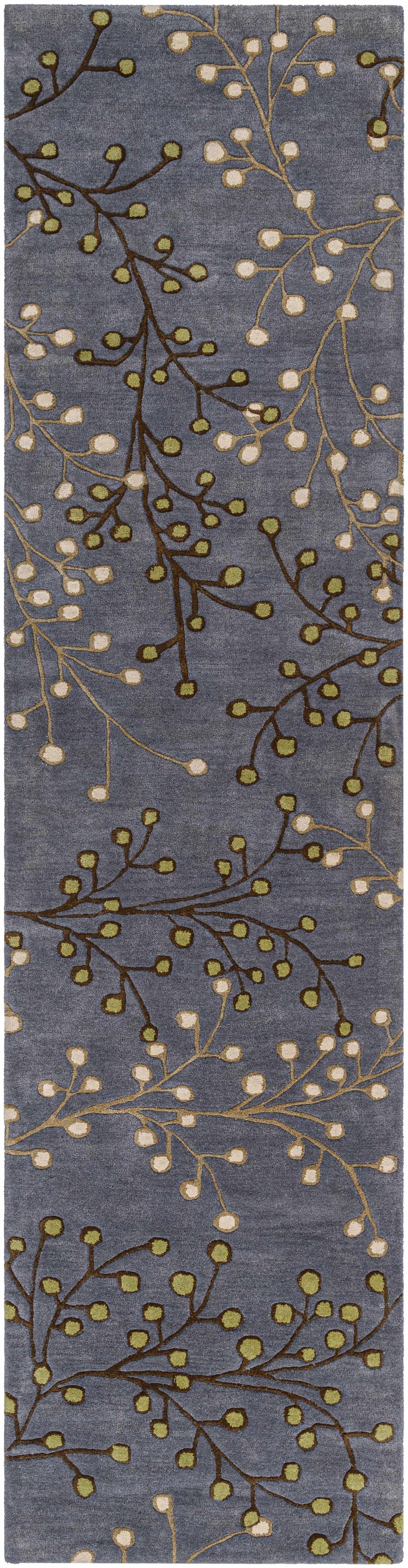 Elsu Brown Beige Wool Rug