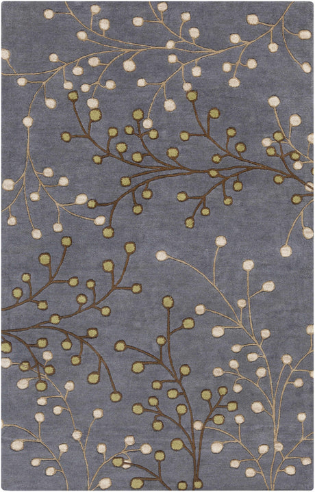 Elsu Brown Beige Wool Rug